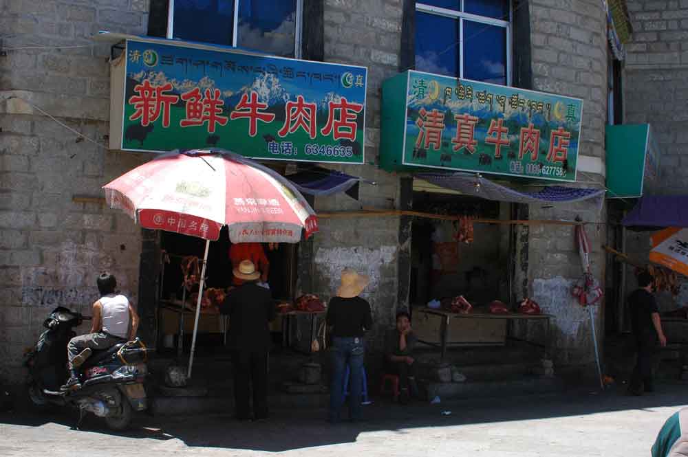34 - Tibet - Lhasa, comercio